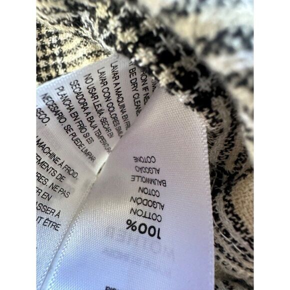 MOTHER The Lookin For Trouble Top Check It Plaid In Black M Rodeo Coastal Cowgir - Picture 10 of 12